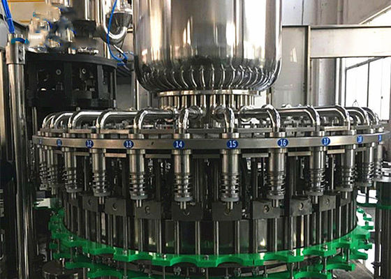 4000 * 2800 * 2400mm 7.2KW Peralatan Pembotolan Jus Panas Mengisi