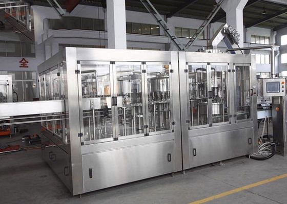 18 Membilas kepala Monoblock Aseptic Bottle Filling Machine