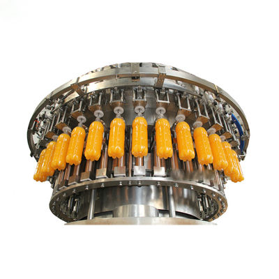 Otomatis 3 in 1 Monoblock Juice Bottle Filling Machine