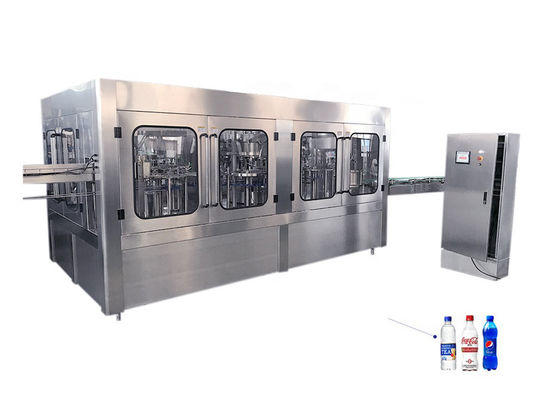Mesin Pembotolan Soft Drink Listrik Otomatis 18000 BPH